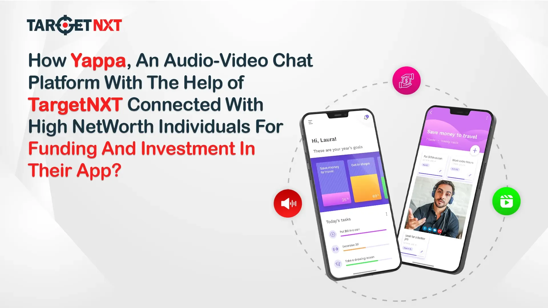 How Yappa, An Audio-Video Chat Platform With The Help of TargetNXT Connected With High NetWorth Individuals For Funding And Investment In Their App